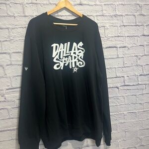 Nwt Dallas Stars 3xl Black Crewneck Sweater